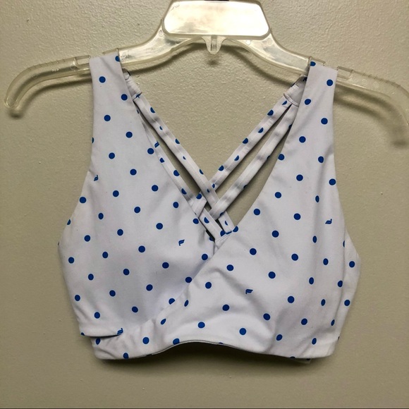 Fabletics Tamera Low Impact Sports Bra Polka Dot - Picture 3 of 6